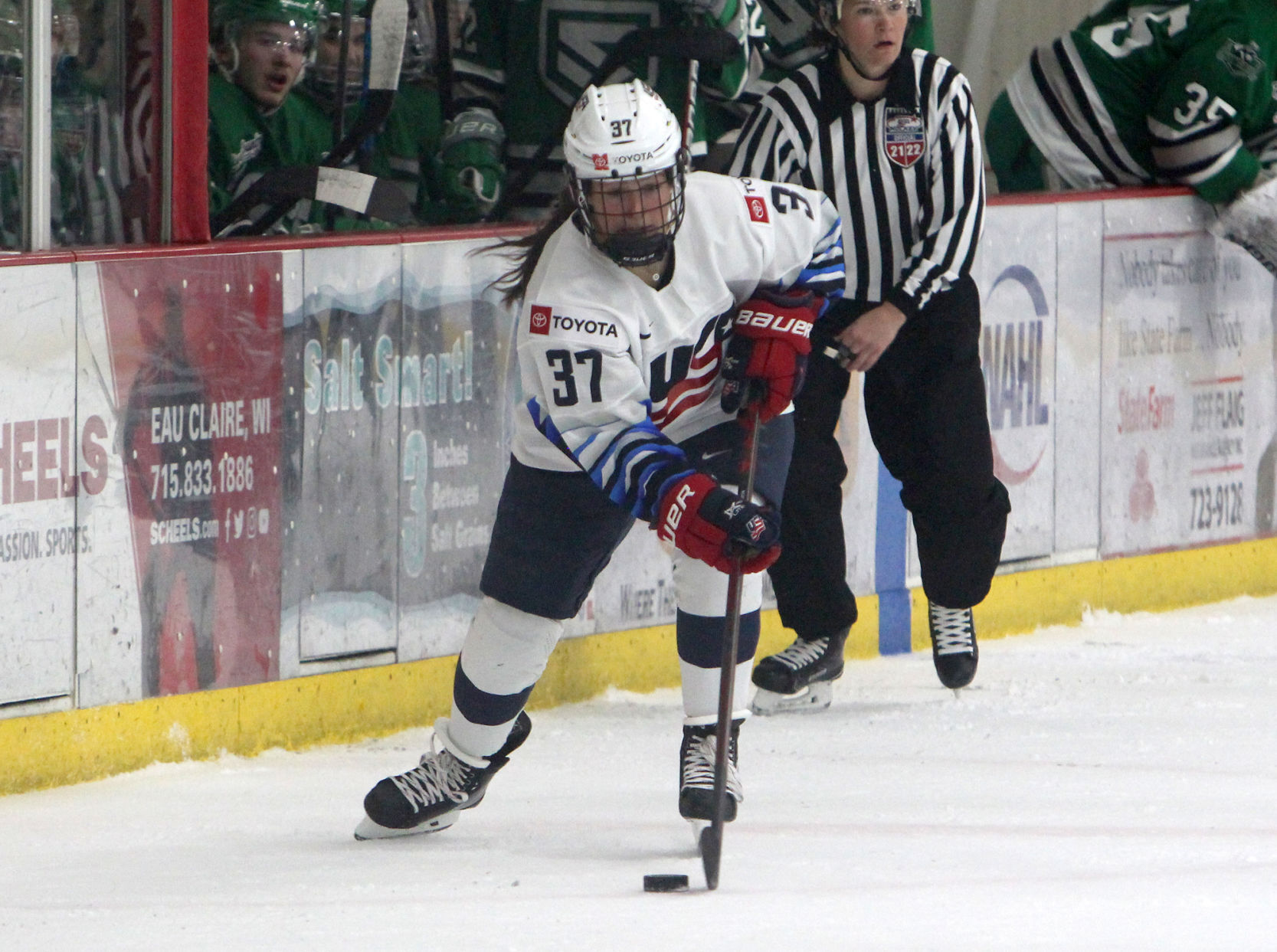 U.S. Women's Olympic National Team vs Chippewa Steel 12-6-21